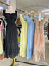 Summer Trendy  Back Hollow Out Tie Lace Long Dresses